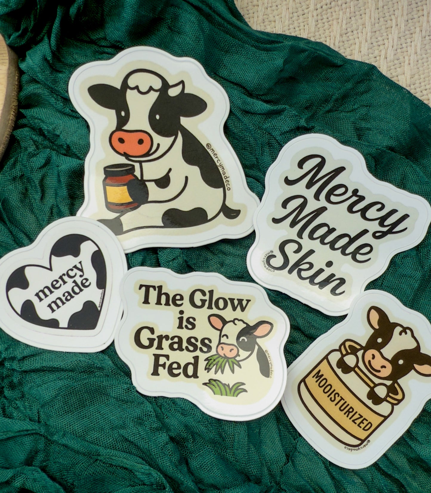 Mercy Cow Sticker Collection